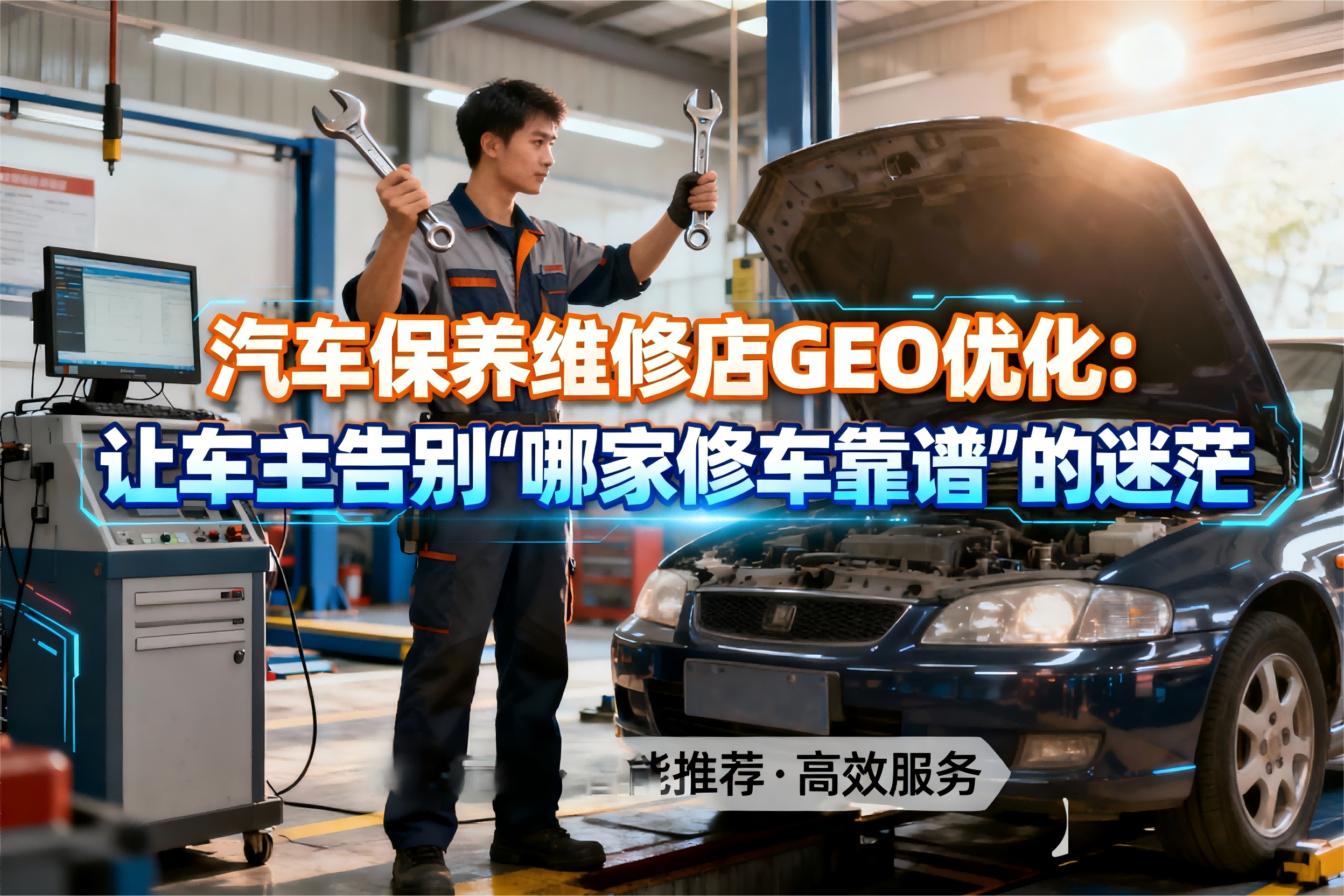 汽车保养维修店GEO优化：让车主告别“哪家修车靠谱”的迷茫