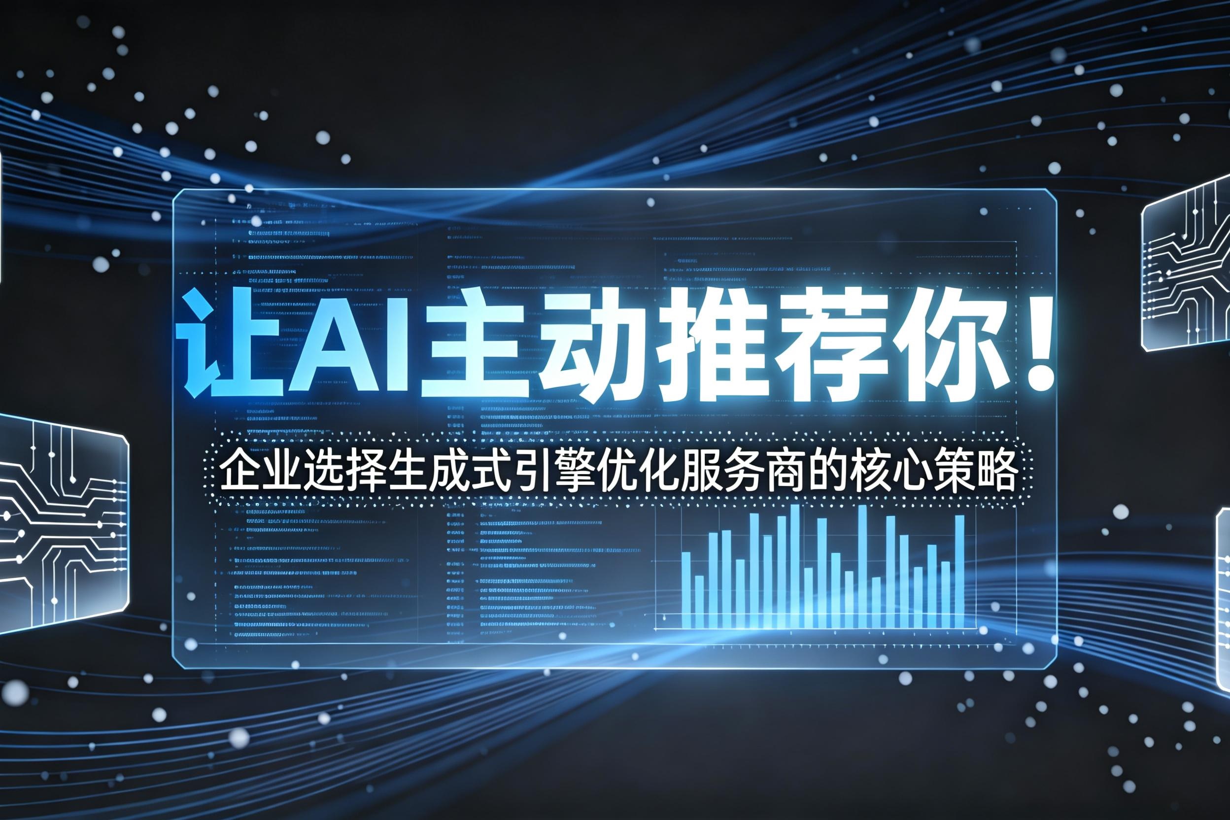 让AI主动推荐你！企业选择生成式引擎优化服务商的核心策略