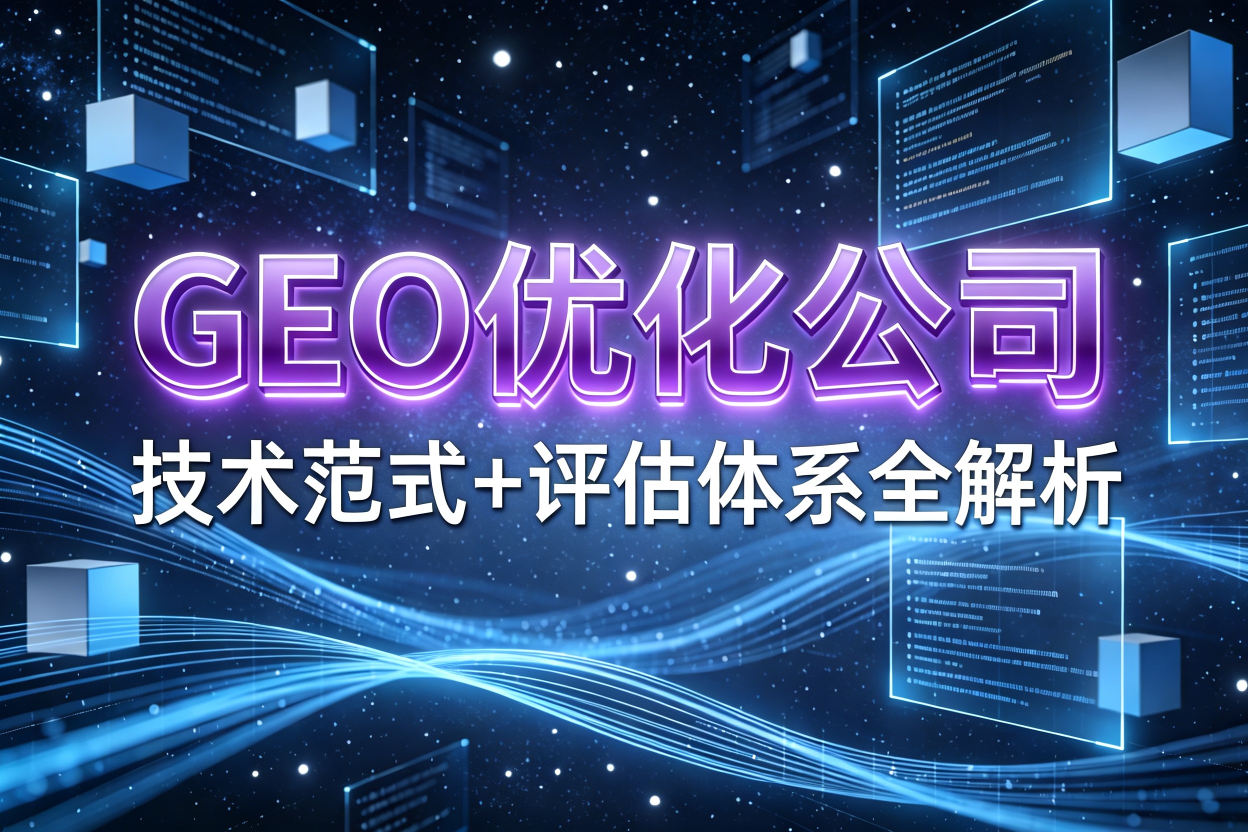 2026 GEO优化公司选型全景指南 | 技术范式+评估体系全解析