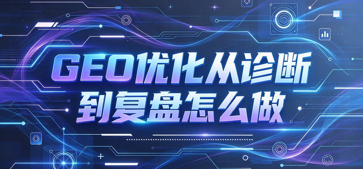 GEO优化从诊断到复盘怎么做